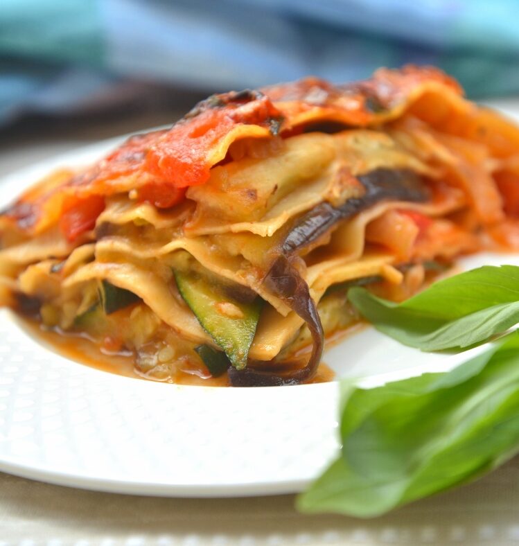 Roasted vegetable lasagne